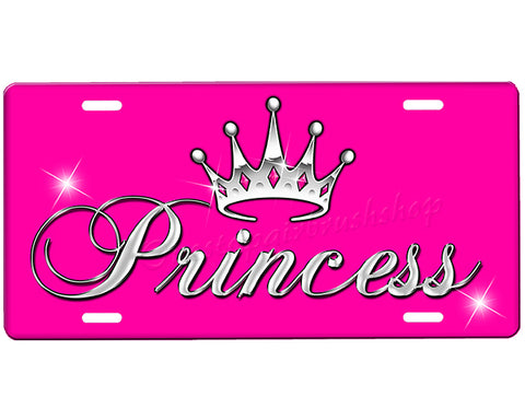 Princess Crown License Plate