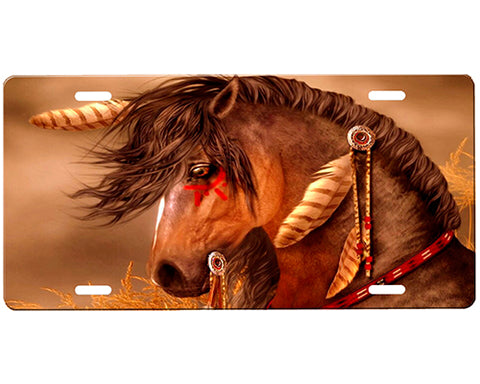 Painted Horse License Plate