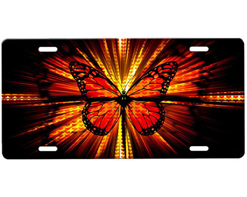 Butterfly License Plate