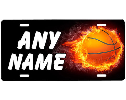 Basketball License Plate