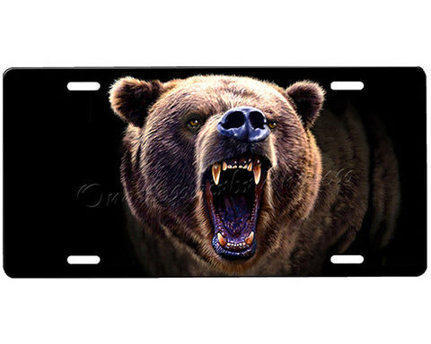 Bear License Plate