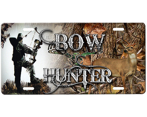 Bow Hunter License Plate
