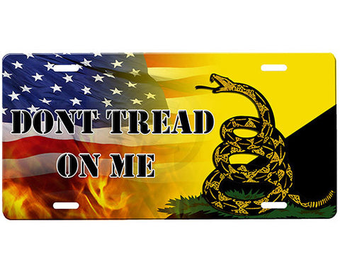Dont Tread on Me License Plate