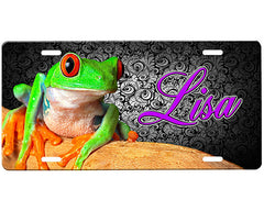 Frog License Plate