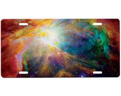Space Galaxy License Plate