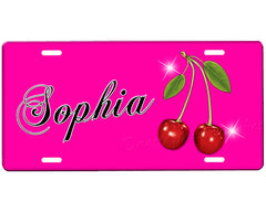 Cherries License Plate