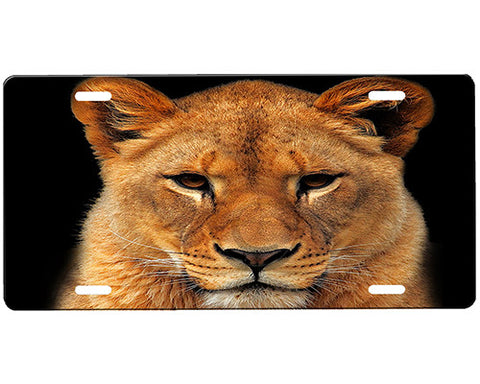 Lioness License Plate