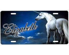Unicorn License Plate
