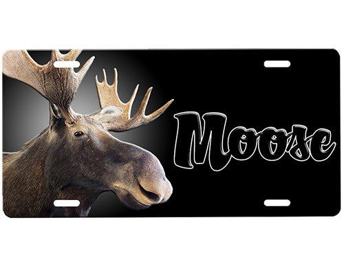 Moose License Plate