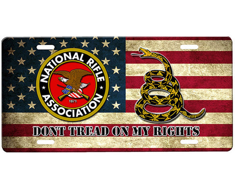 NRA License Plate