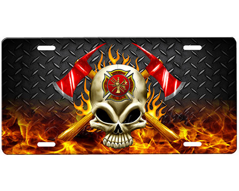 Firefighter License Plate