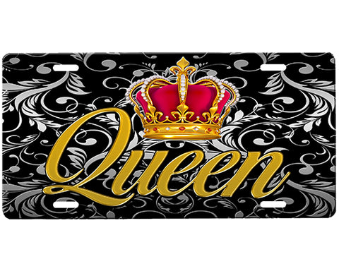 Queen License Plate