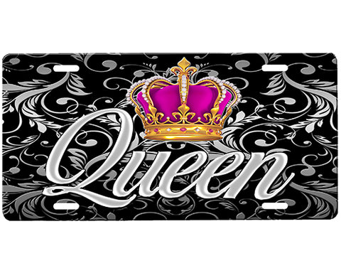 Queen License Plate