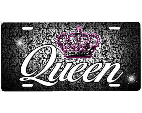 Queen License Plate