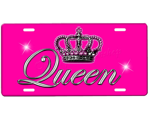 Queen License Plate