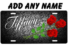 Roses License Plate