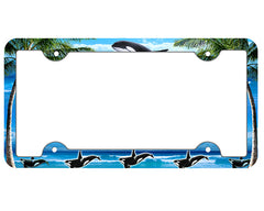 Orca License Plate Frame