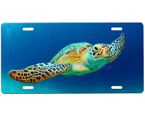 Sea Turtle License Plate