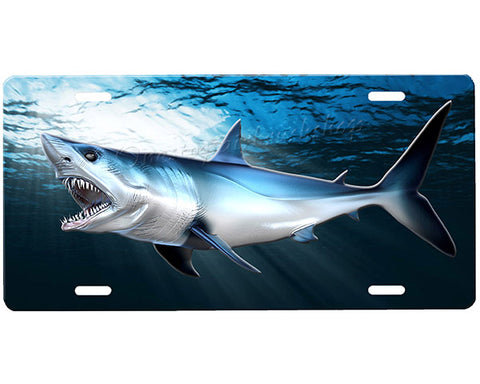 Shark License Plate