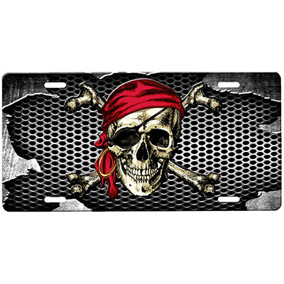 Pirate License Plate