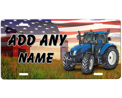 Tractor License Plate