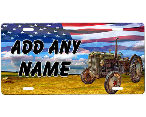 Tractor License Plate