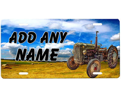 Tractor License Plate