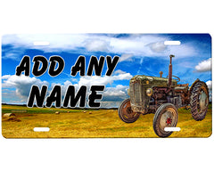 Tractor License Plate
