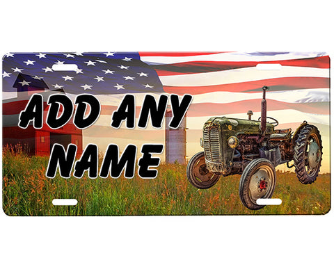 Tractor License Plate