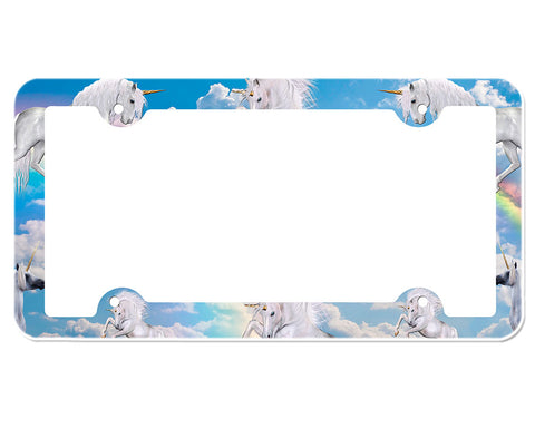 Unicorn License Plate Frame