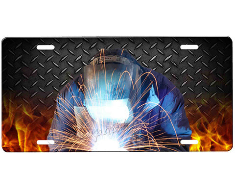 Welder License Plate