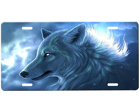 Wolf License Plate