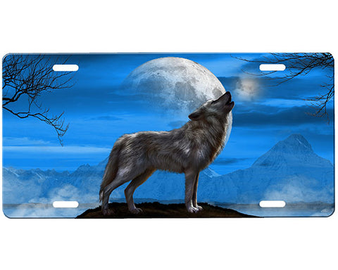 Wolf License Plate