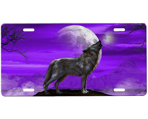Wolf License Plate