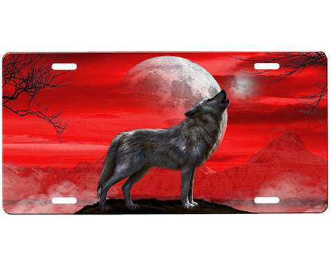 Wolf License Plate