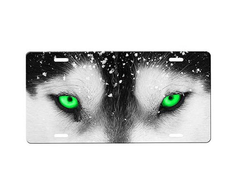 Wolf License Plate