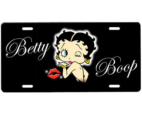 Betty Boop License Plate
