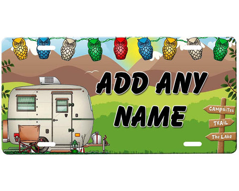 RV/Camping License Plate