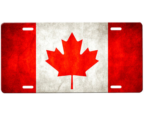 Canada Flag License Plate