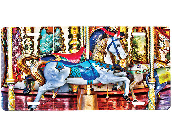 Carousel Horse License Plate
