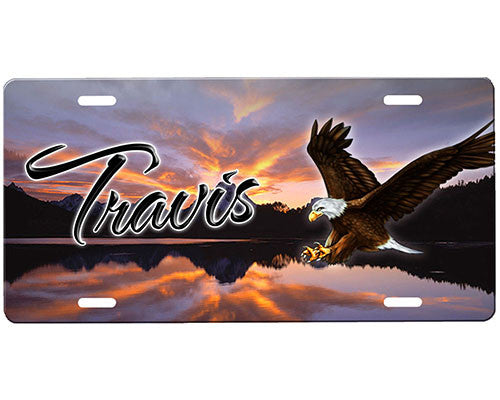Eagle License Plate
