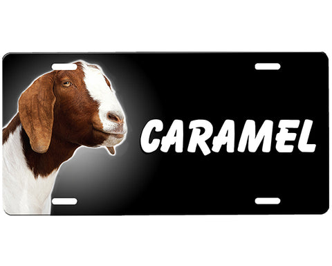 Goat License Plate