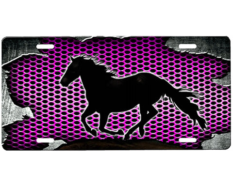 Horse License Plate