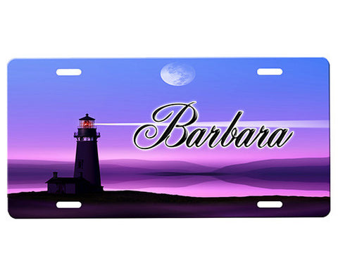 Lighthouse License Plate