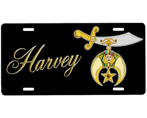 Shriners License Plate