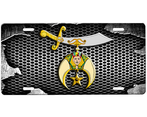 Shriners License Plate
