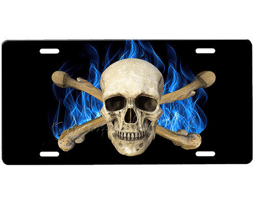 Skull License Plate