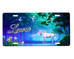 Unicorn License Plate