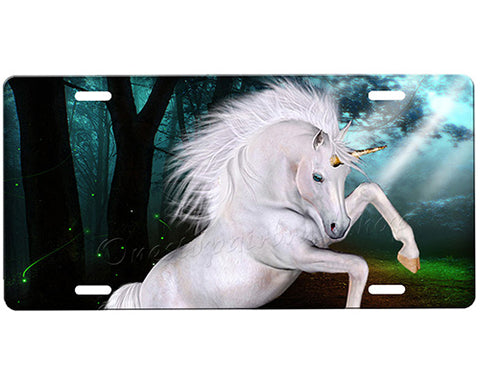 Unicorn License Plate