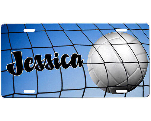 Volleyball License Plate